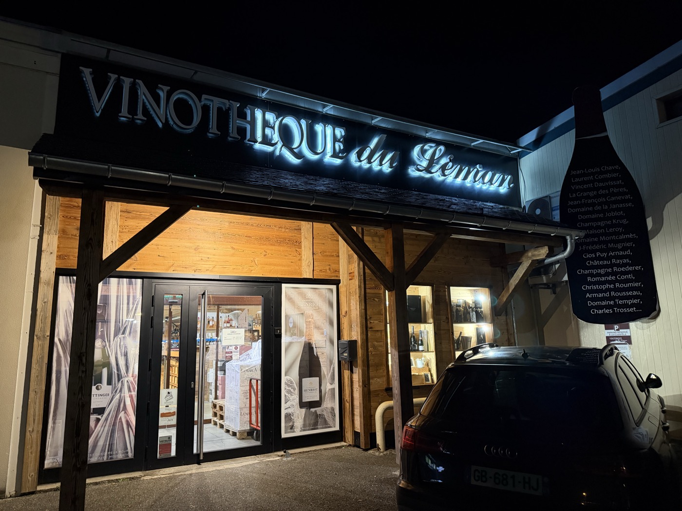 Boutique de la Vinothèque du Léman à Ferney-Voltaire